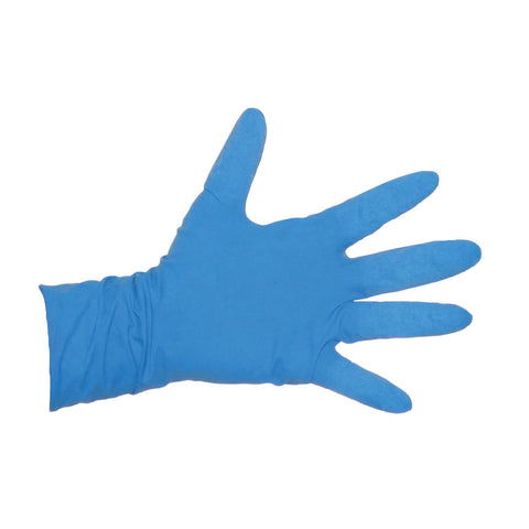 House Brand Blue Latex Gloves / GLO-B